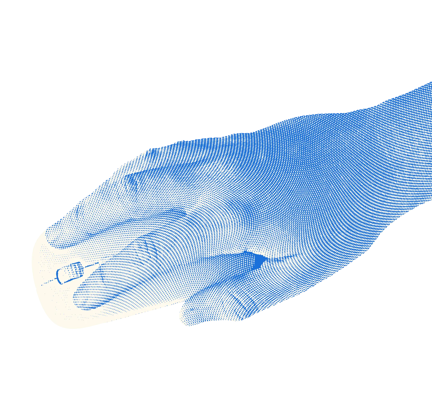 A hand on a computer house clicking.