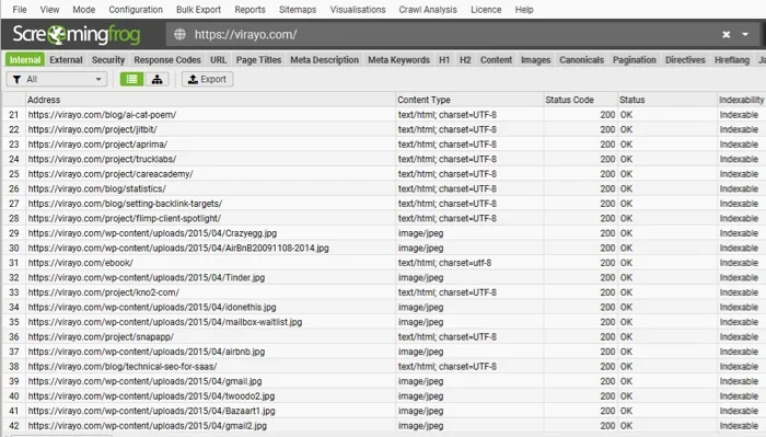 Screaming Frog Technical Site Audits