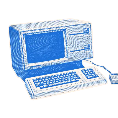 1990's computer.