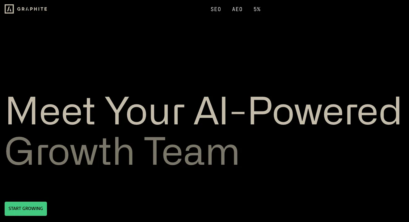 Graphite AI SEO agency