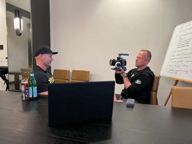 Behind the scenes