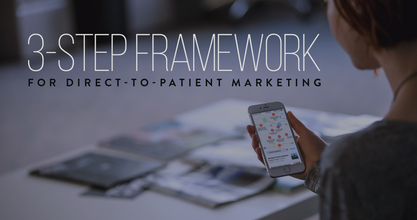 3 step framework for direct to patient marketing
